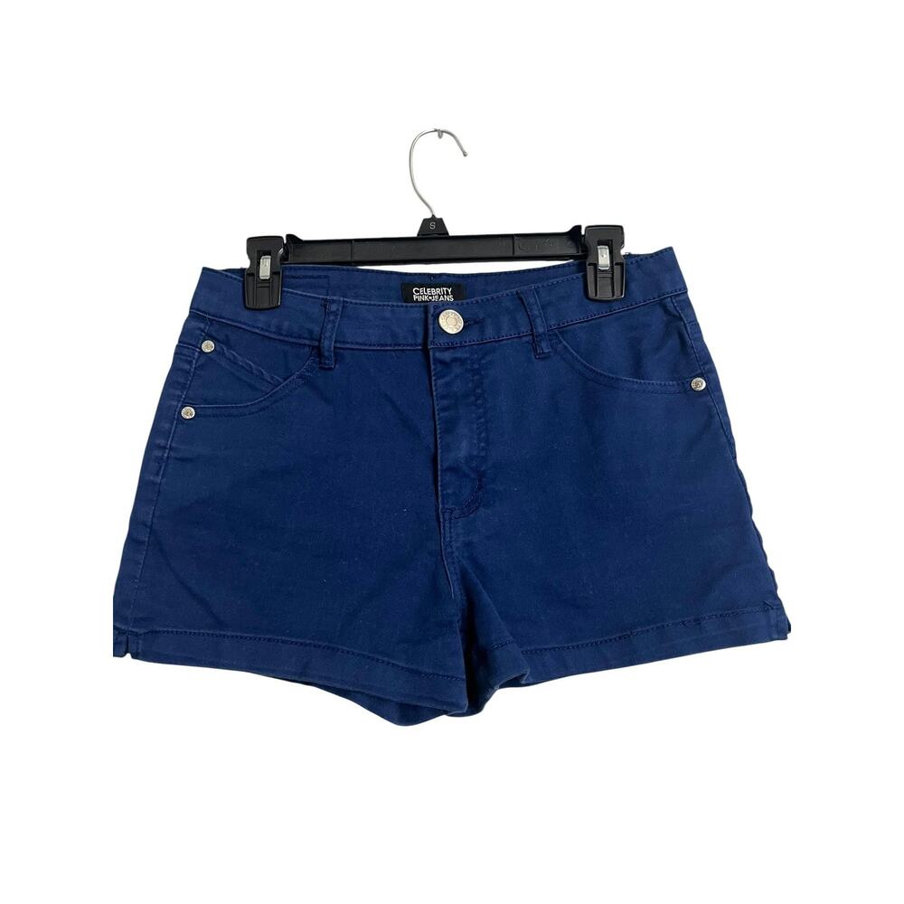 Celebrity Pink Jeans Hot Pants Womens Small Blue Denim Stretch 5 Pocket Casual